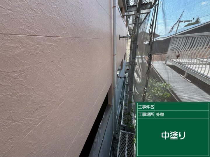 外壁中塗り