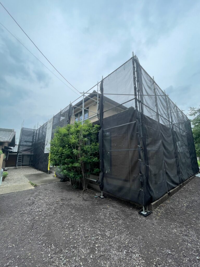 各務原市N様邸　築12年のお住まい、ハウスメーカーの見積もりをきっかけにご相談！外壁塗装及びベランダ防水工事着工致しました✨